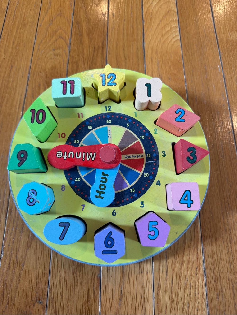 Melissa & Doug Shape Sorting Clock Puzzle Game Toy